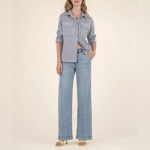 KUT FROM THE KLOTH High Rise Wide Leg Jeans Size 12